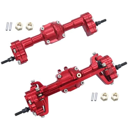 SUIOPPYUW 2 stücke 1/24 Aluminium Legierung Vorne Hinterachse Für FCX18 FCX24 Crawler Schutz RC Auto Zubehör Ersatz Teile RC Upgrade Teil, Rot SUIOPPYUW 2 stücke 1/24 Aluminium Legierung Vorne Hinterachse Für FCX18 FCX24 Crawler Schutz RC Auto Zubehör Ersatz Teile RC Upgrade Teil, Rot von SUIOPPYUW