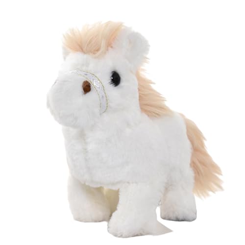 SUIOPPYUW Realistisches Roboter Pony Plüschtier | Lebensechtes Roboterpferd für Kinder | Kindertag | Pferderoboter Spielzeug für Kinder | Smart, B SUIOPPYUW Realistisches Roboter Pony Plüschtier | Lebensechtes Roboterpferd für Kinder | Kindertag | Pferderoboter Spielzeug für Kinder | Smart, B von SUIOPPYUW
