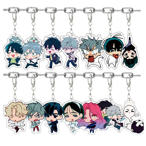 14 Alien Stages Figur Schlüsselanhänger Anime Key Chain Kollektionen Alien Stages Niedliche Tasche Charms von SUJEBRAN