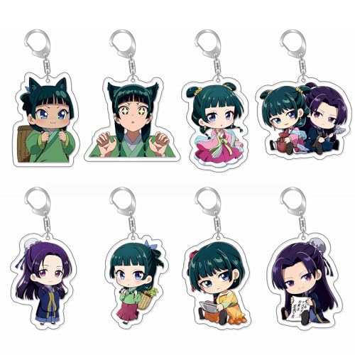 8 Set Tagebücher Der Apothekerin Schlüsselanhänger Maomao Action Figures Key Chain Kollektionen Niedlich Tasche Charms 8 Set Tagebücher Der Apothekerin Schlüsselanhänger Maomao Action Figures Key Chain Kollektionen Niedlich Tasche Charms von SUJEBRAN