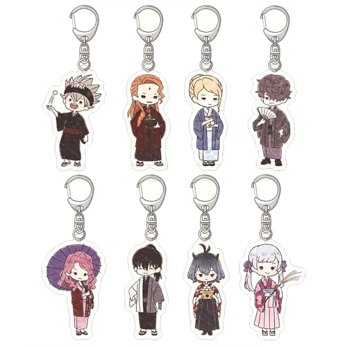 8 Stück Black Clovers Action Figures Schlüsselanhänger Black Clovers Manga Merch Kollektionen Anime Figur Cosplay Props 8 Stück Black Clovers Action Figures Schlüsselanhänger Black Clovers Manga Merch Kollektionen Anime Figur Cosplay Props von SUJEBRAN
