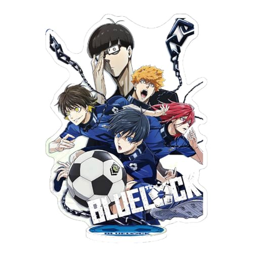 Bleu Locks Acryl Stand Anime Figur Acryl Ständer Kollektionen Bleu Locks Action Figures Deck 15cm (Mehrfarbig-6) von SUJEBRAN