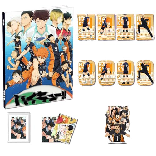 Haikyuuu Artbook Sammlungen - Haikyuuu Figur Poster Acrylic Stand Karte Aufkleber Box - Action Figuren Dekorationen von SUJEBRAN
