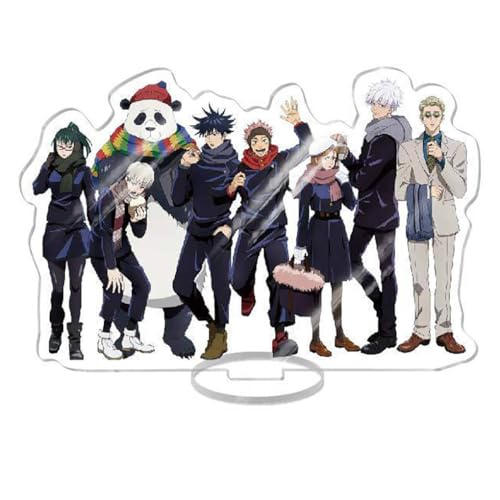 JJKS Acryl Stand Anime Figur Acryl Ständer Kollektionen JJKS Action Figures Deck 15cm (Mehrfarbig-3) von SUJEBRAN