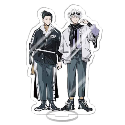 JJKS Acryl Stand Anime Figur Acryl Ständer Kollektionen JJKS Action Figures Deck 15cm (Mehrfarbig-4) von SUJEBRAN
