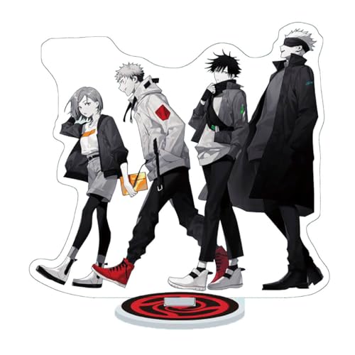 JJKS Acryl Stand Anime Figur Acryl Ständer Kollektionen JJKS Action Figures Deck 15cm (Mehrfarbig-5) von SUJEBRAN