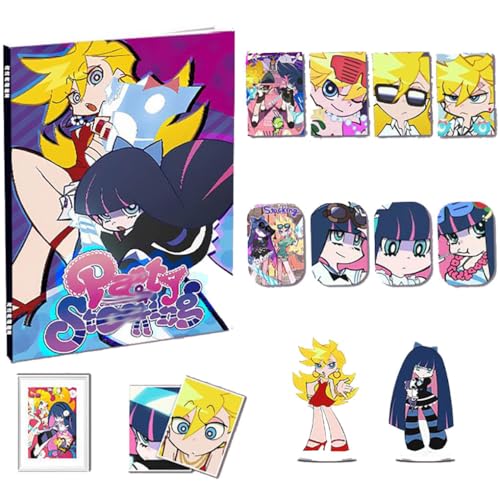 Panty&Stocking Sammlungen - Anime Poster Acrylic Stand Artbook Karte Aufkleber Box - Panty&Stocking Figuren Dekorationen von SUJEBRAN