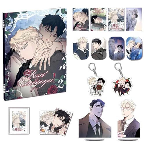 Roses＆Champagne Sammlungen - Anime Anhänger Stand Karte Badge Box - Roses＆Champagne Figuren Cosplay Accessories von SUJEBRAN