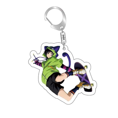 SK8 The Infinitys Action Figures Schlüsselanhänger Anime Figur Keychain SK8 Tasche Car Key Charms Accessories (1) von SUJEBRAN