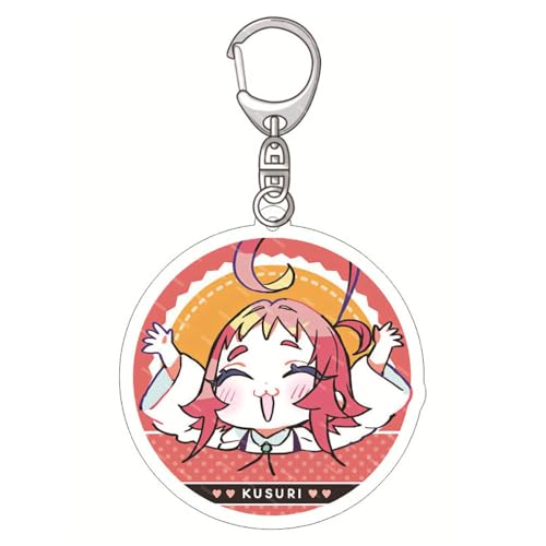 SUJEBRAN 100 Girlfriends Who Really Love You Schlüsselanhänger 100 Girlfriends Anime Figur Key Chain Tasche Cute Car Key Charms (C) von SUJEBRAN