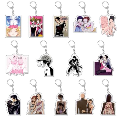 SUJEBRAN 14 Set OosakiNana KomatsuNana Figuren Schlüsselanhänger Anime Figur Keychain Kollektionen Tasche Accessories SUJEBRAN 14 Set OosakiNana KomatsuNana Figuren Schlüsselanhänger Anime Figur Keychain Kollektionen Tasche Accessories von SUJEBRAN