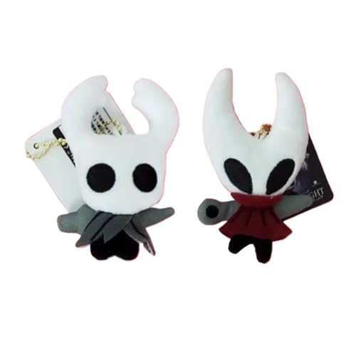SUJEBRAN 2 Hollow Knights Silksongs Knight&Hornet Plüschtier Hollow Knights Chibi Figur Plüsch Puppe 12cm Für Fans SUJEBRAN 2 Hollow Knights Silksongs Knight&Hornet Plüschtier Hollow Knights Chibi Figur Plüsch Puppe 12cm Für Fans von SUJEBRAN