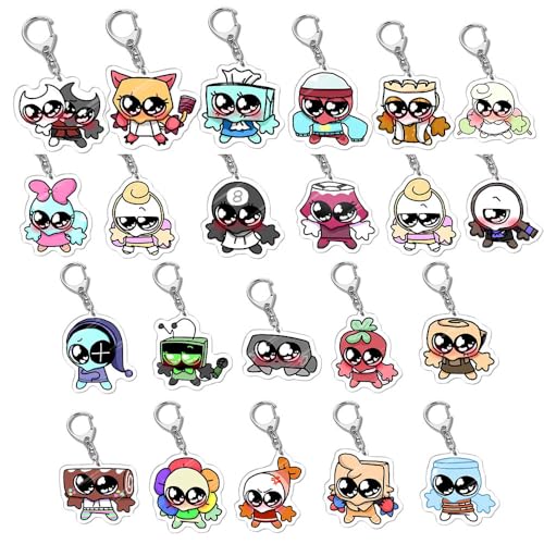 SUJEBRAN 22 Stück Dandys Figuren Schlüsselanhänger Game Figure Keychain Kollektionen Dandys Mode Tasche Accessories SUJEBRAN 22 Stück Dandys Figuren Schlüsselanhänger Game Figure Keychain Kollektionen Dandys Mode Tasche Accessories von SUJEBRAN