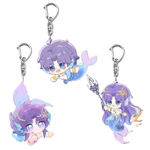 SUJEBRAN 3 Love Deepspace Rafayel Anhänger Love Deepspace Rafayel Acryl Keychain Cosplay Accessories SUJEBRAN 3 Love Deepspace Rafayel Anhänger Love Deepspace Rafayel Acryl Keychain Cosplay Accessories von SUJEBRAN