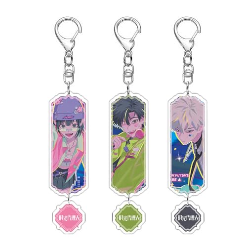 SUJEBRAN 3 Pack LinkClicks Figures Lang Schlüsselanhänger Anime Keychain Collektionen LinkClicks Tasche Car Key Charms von SUJEBRAN