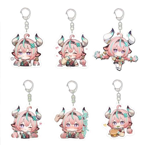 SUJEBRAN 6 Gen Shin Varesas Anhänger Gen Shin Impatc Acryl Schlüsselanhänger Varesas Cosplay Accessories SUJEBRAN 6 Gen Shin Varesas Anhänger Gen Shin Impatc Acryl Schlüsselanhänger Varesas Cosplay Accessories von SUJEBRAN
