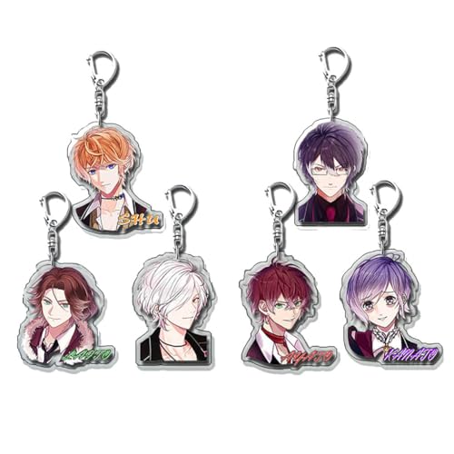 SUJEBRAN 6 Pack Diaboliks Lover Figurens Anhänger Anime Figur Keychain Action Figures Tasche Car Key Accessories SUJEBRAN 6 Pack Diaboliks Lover Figurens Anhänger Anime Figur Keychain Action Figures Tasche Car Key Accessories von SUJEBRAN