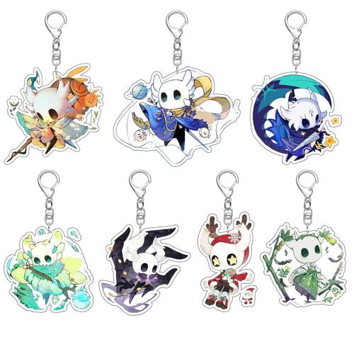 SUJEBRAN 7 Hollow Knights Figuren Schlüsselanhänger Game Figure Keychain Kollektionen Hollow Knights Mode Tasche Accessories SUJEBRAN 7 Hollow Knights Figuren Schlüsselanhänger Game Figure Keychain Kollektionen Hollow Knights Mode Tasche Accessories von SUJEBRAN