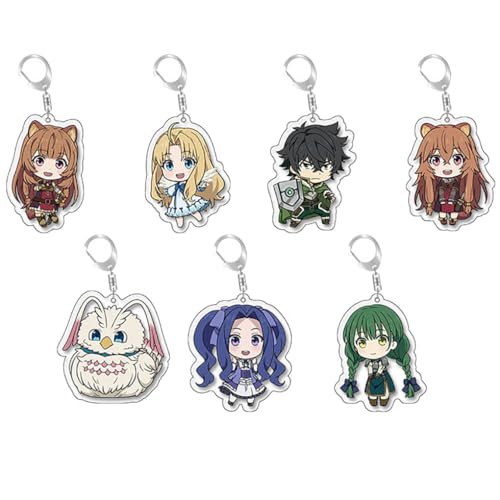SUJEBRAN 7 Rising of Shield Hero Schlüsselanhänger Anime Figur Keychain Rising of Shield Hero Tasche Dekorationen SUJEBRAN 7 Rising of Shield Hero Schlüsselanhänger Anime Figur Keychain Rising of Shield Hero Tasche Dekorationen von SUJEBRAN