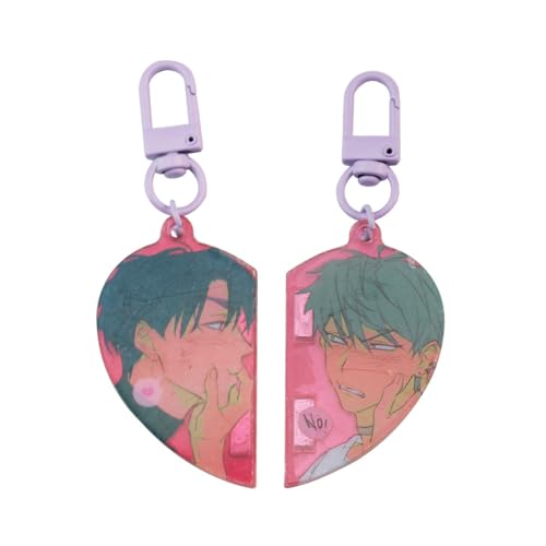 SUJEBRAN Alienstages Anime Schlüsselanhänger Till Ivan Alienstages Figur Keychain Metal Anhänger Fur Fan von SUJEBRAN