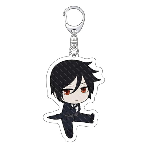SUJEBRAN Black Butlers Funny Figures Schlüsselanhänger Anime Figur Cosplay Key Chain Collektionen Key Accessories (1) von SUJEBRAN