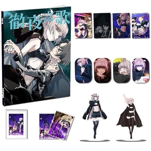 Call The Night Sammlungen - Anime Poster Acrylic Stand Artbook Karte Aufkleber Box - Call The Night Figuren Dekorationen von SUJEBRAN
