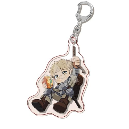 SUJEBRAN Delicious Dungeon Meshi Figure Schlüsselanhänger Anime Figur Marcille Laios Cosplay Keychain Tasche Accessories (2) von SUJEBRAN