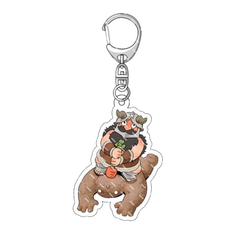 SUJEBRAN Delicious Dungeon Meshi Figure Schlüsselanhänger Anime Figur Marcille Laios Cosplay Keychain Tasche Accessories (4) von SUJEBRAN