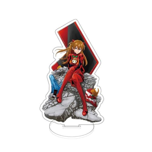 SUJEBRAN Evangelion Acryl Figur Stand Evangelion Figur Asuka Zubehör Dekoration Anime Acrylständer Sammlung (B) von SUJEBRAN