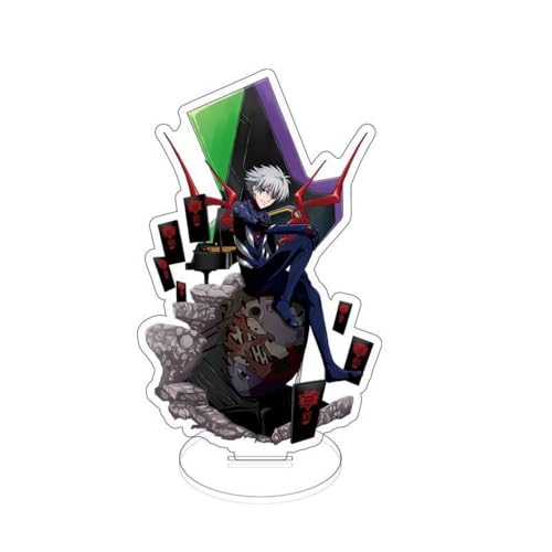 SUJEBRAN Evangelion Acryl Figur Stand Evangelion Figur Asuka Zubehör Dekoration Anime Acrylständer Sammlung (D) von SUJEBRAN