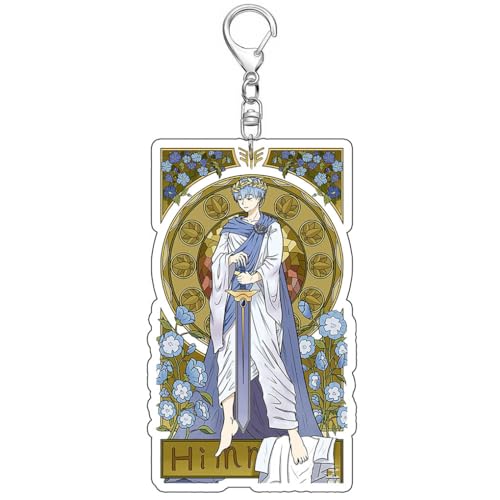 SUJEBRAN Frieren Schlüsselanhänger Anime Frieren Anhänger Figur Keychain Accessories Tasche Car Key Accessories (2) von SUJEBRAN