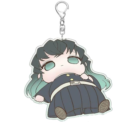 SUJEBRAN Ghost Slayers Figures Schlüsselanhänger Anime Figur Keychain Ghost Slayers Tasche Car Key Accessories (1) von SUJEBRAN