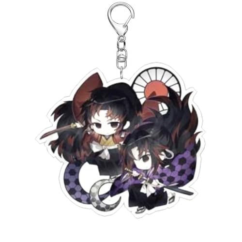 SUJEBRAN Ghost Slayers Figures Schlüsselanhänger Anime Figur Keychain Ghost Slayers Tasche Car Key Accessories (5) von SUJEBRAN
