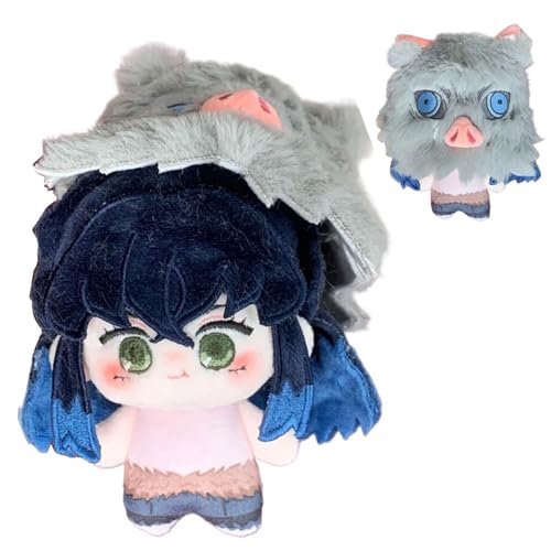 SUJEBRAN Ghost Slayers Plüschtier Chibi Figur Mitsuri Obanai Zenitsu Muichirou Plush Puppets 12cm Für Fans Kids (Mehrfarbig-1) von SUJEBRAN