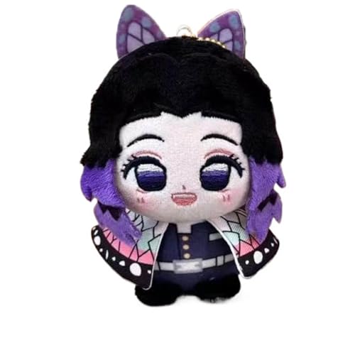 SUJEBRAN Ghost Slayers Plüschtier Chibi Figur Mitsuri Obanai Zenitsu Muichirou Plush Puppets 12cm Für Fans Kids (Mehrfarbig-3) von SUJEBRAN