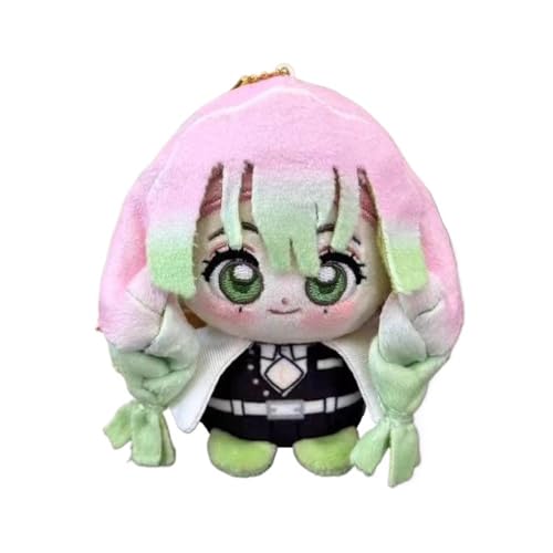 SUJEBRAN Ghost Slayers Plüschtier Chibi Figur Mitsuri Obanai Zenitsu Muichirou Plush Puppets 12cm Für Fans Kids (Mehrfarbig-6) von SUJEBRAN