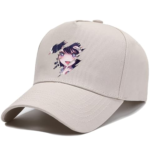 SUJEBRAN Hoshi NOKO Cosplay Frühling Sommer Hüte, OSHI Hoshino-Ai Figur Fanzine Merch - Anime Baseball Hüte Herren Damen (Weiß) von SUJEBRAN