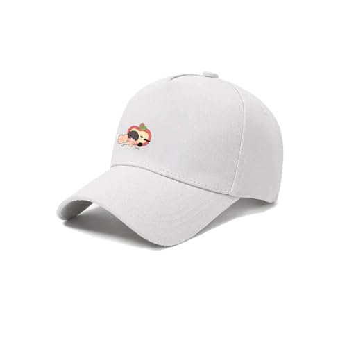 SUJEBRAN Love Deepspace Cosplay Frühling Sommer Hüte, Love Deepspace Figur Fanzine Merch - Anime Baseball Hüte Herren Damen (Weiß-D) von SUJEBRAN
