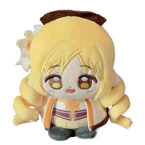 SUJEBRAN Madoka Magica Plüschtier Chibi Figur KanameMadoka Madoka Magica Plush Puppets 10cm Für Fans Kids (Yellow) von SUJEBRAN