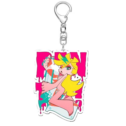 SUJEBRAN Panty&Stocking Schlüsselanhänger Anime Figures Key Chain Panty&Stocking Figur Cosplay Accessoires (2) von SUJEBRAN