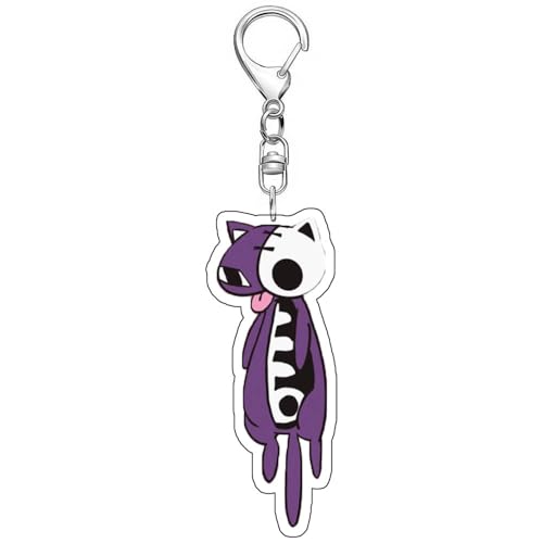 SUJEBRAN Panty&Stocking Schlüsselanhänger Anime Figures Key Chain Panty&Stocking Figur Cosplay Accessoires (4) von SUJEBRAN