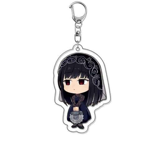 SUJEBRAN Sakamoto Day Schlüsselanhänger Sakamoto Anime Figur Keychain Kollektionen Niedliche Tasche Charms (E) von SUJEBRAN