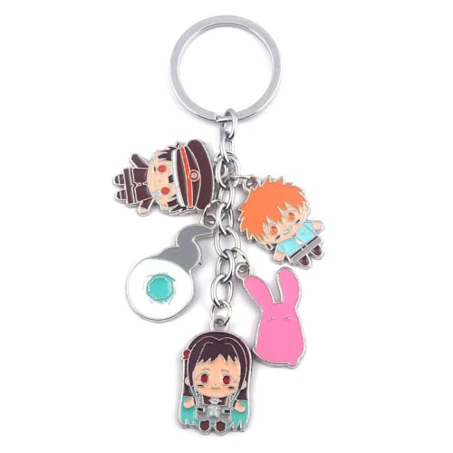 SUJEBRAN Toilet Bounds Hanako-kun Fünf Figures Schlüsselanhänger Anime Figur Key Chain Kollektionen Mode Car Key Charms SUJEBRAN Toilet Bounds Hanako-kun Fünf Figures Schlüsselanhänger Anime Figur Key Chain Kollektionen Mode Car Key Charms von SUJEBRAN