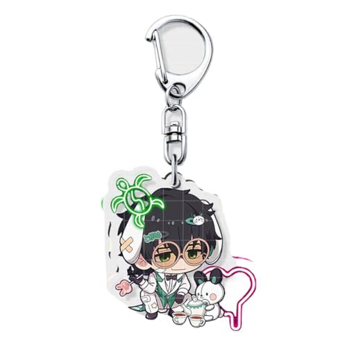 SUJEBRAN Wind Breakers Figure Schlüsselanhänger Anime Figur Keychain Tasche Charms Car Key Accessories (1) von SUJEBRAN