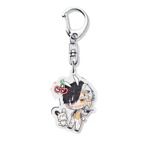 SUJEBRAN Wind Breakers Figure Schlüsselanhänger Anime Figur Keychain Tasche Charms Car Key Accessories (2) von SUJEBRAN