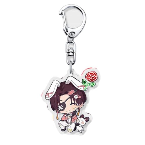 SUJEBRAN Wind Breakers Figure Schlüsselanhänger Anime Figur Keychain Tasche Charms Car Key Accessories (3) von SUJEBRAN