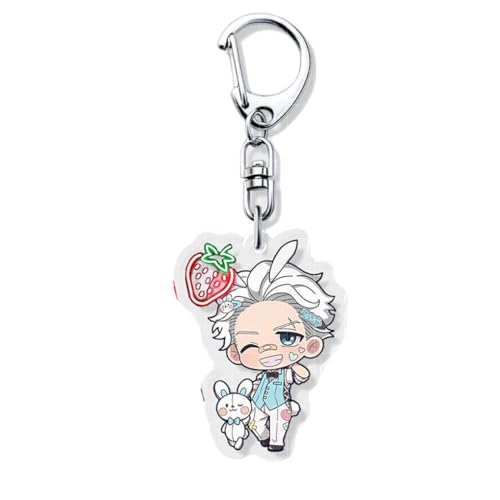 SUJEBRAN Wind Breakers Figure Schlüsselanhänger Anime Figur Keychain Tasche Charms Car Key Accessories (4) von SUJEBRAN