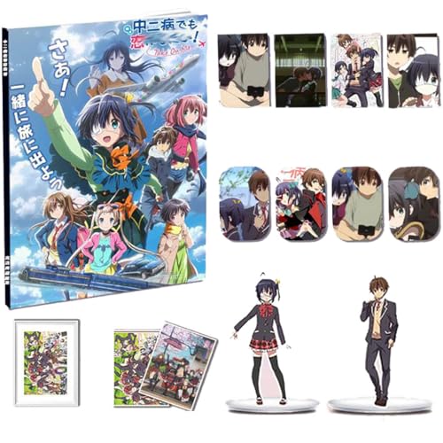 Takanashi Rikka Sammlungen - Anime Poster Acrylic Stand Artbook Karte Aufkleber Box - Takanashi Rikka Figuren Dekorationen von SUJEBRAN