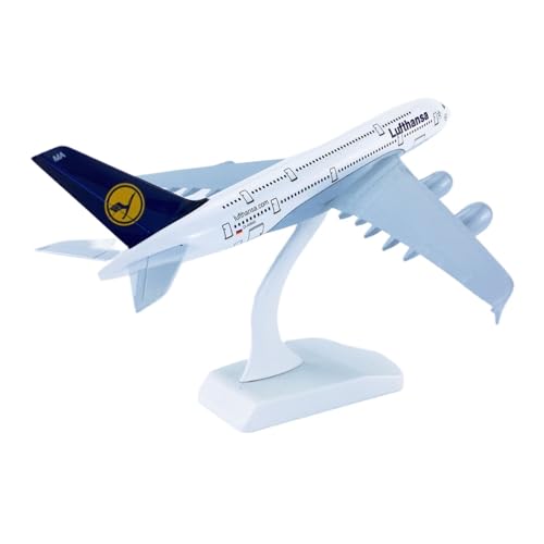 SUKHII 18 cm Solides Flugzeugmodell Aus Legierung Für Airbus A380 Lufthansa Simulation Schreibtischdekoration Legierung Miniaturanzeige Herrenkollektion Anzeige Gedenkornamente von SUKHII