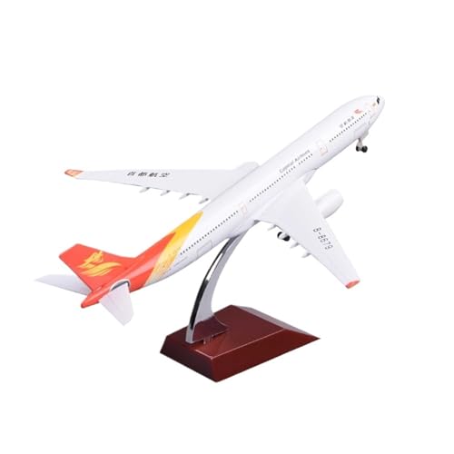 SUKHII 20 cm Legierung Simulation Flugzeugmodell Capital Airlines für Airbus 330 montiert Schreibtisch Dekoration Miniatur Display Herren Sammlung von Souvenirs mit Rädern von SUKHII